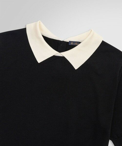 Brooks Brothers / ブルックス ブラザーズ ニット・セーター | キュプラ/コットン バイカラー ポロセーター | 詳細1