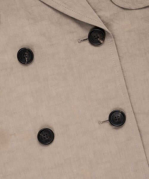 Brooks Brothers / ブルックス ブラザーズ トレンチコート | リネン/コットン スプリットスリーブ ショートトレンチコート | 詳細2