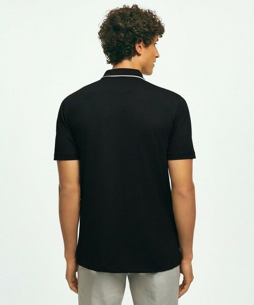 Brooks Brothers / ブルックス ブラザーズ ポロシャツ | Performance Series　ポリエステルブレンド　ストレッチジャージー　ソリッド　ジップアップ　ゴルフポロシャツ | 詳細3