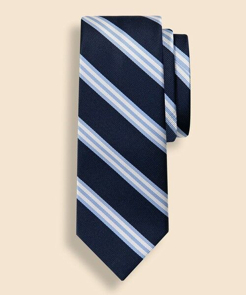 Brooks Brothers/ブルックス ブラザーズ シルク BB#1ストライプ レップタイ Made in USA ネイビー ONE SIZE Brooks Brothers/ブルックス ブラザーズ シルク BB#1ストライプ レップタイ Made in USA ネイビー ONE SIZE