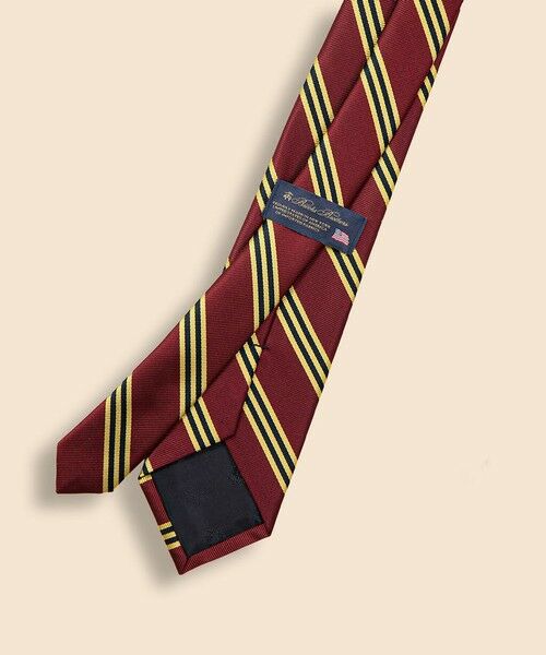 Brooks Brothers / ブルックス ブラザーズ ネクタイ | シルク　BB#1ストライプ　レップタイ　Made in USA | 詳細8
