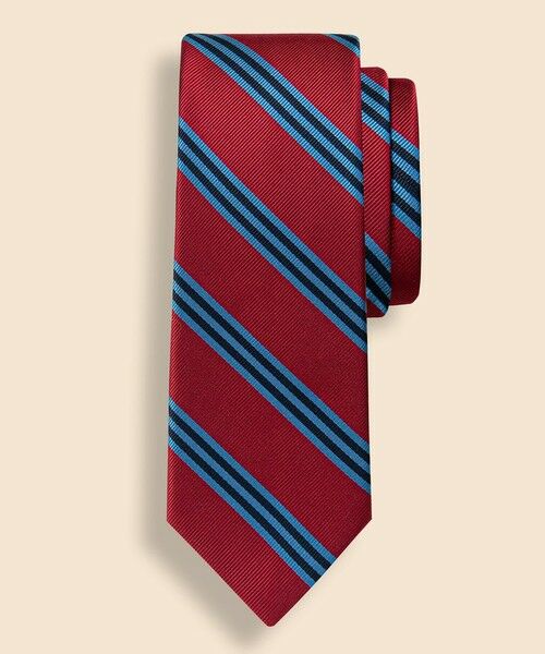 Brooks Brothers/ブルックス ブラザーズ シルク BB#1ストライプ レップタイ Made in USA レッド系その他 ONE SIZE Brooks Brothers/ブルックス ブラザーズ シルク BB#1ストライプ レップタイ Made in USA レッド系その他 ONE SIZE