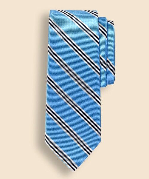 Brooks Brothers/ブルックス ブラザーズ シルク ミニBB#1ストライプ レップタイ Made in USA ブルー ONE SIZE Brooks Brothers/ブルックス ブラザーズ シルク ミニBB#1ストライプ レップタイ Made in USA ブルー ONE SIZE