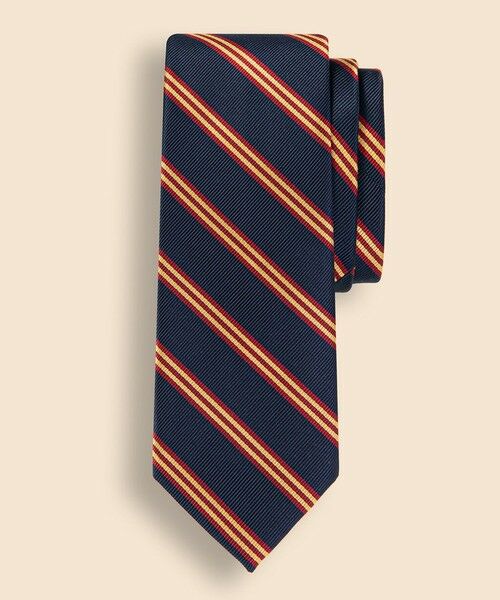 Brooks Brothers/ブルックス ブラザーズ シルク ミニBB#1ストライプ レップタイ Made in USA ネイビー ONE SIZE Brooks Brothers/ブルックス ブラザーズ シルク ミニBB#1ストライプ レップタイ Made in USA ネイビー ONE SIZE