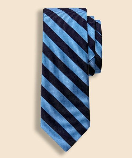 Brooks Brothers/ブルックス ブラザーズ シルク ガードストライプ レップタイ Made in USA ブルー ONE SIZE Brooks Brothers/ブルックス ブラザーズ シルク ガードストライプ レップタイ Made in USA ブルー ONE SIZE