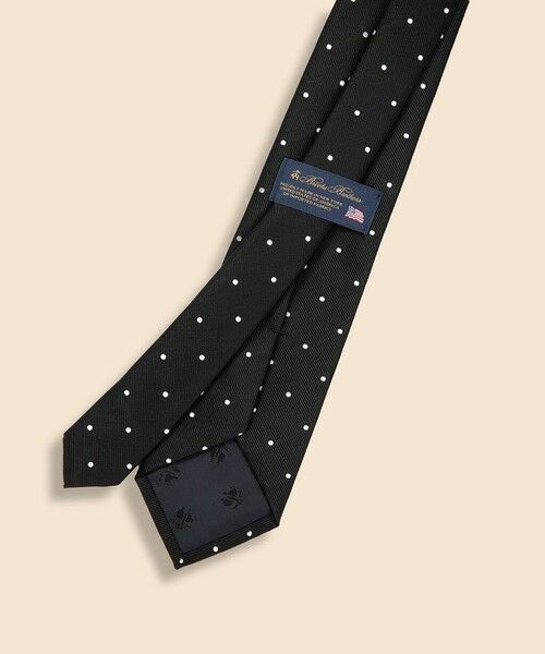 Brooks Brothers / ブルックス ブラザーズ ネクタイ | シルク　ドット　レップタイ　Made in USA | 詳細1