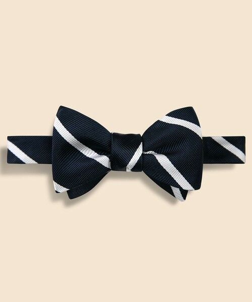 Brooks Brothers/ブルックス ブラザーズ シルク BB#3バーストライプ レップボウタイ Made in USA ネイビー×ホワイト ONE SIZE Brooks Brothers/ブルックス ブラザーズ シルク BB#3バーストライプ レップボウタイ Made in USA ネイビー×ホワイト ONE SIZE