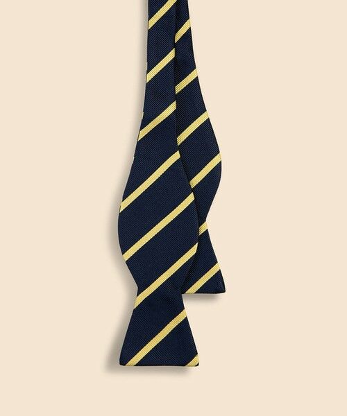 Brooks Brothers / ブルックス ブラザーズ ネクタイ | シルク　BB#3バーストライプ　レップボウタイ　Made in USA | 詳細4