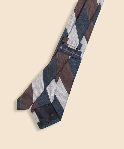 Brooks Brothers / ブルックス ブラザーズ ネクタイ | リネン／シルク　オルタネイトストライプタイ | 詳細1