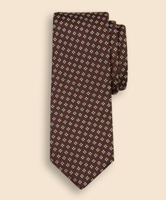 Brooks Brothers / ブルックス ブラザーズ ネクタイ | シルク　フラワードット　ジャカードタイ