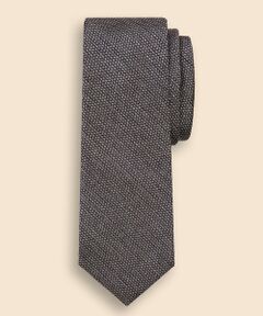 Brooks Brothers / ブルックス ブラザーズ ネクタイ | コットン／シルク／リネン　テキスチャー　ソリッドタイ