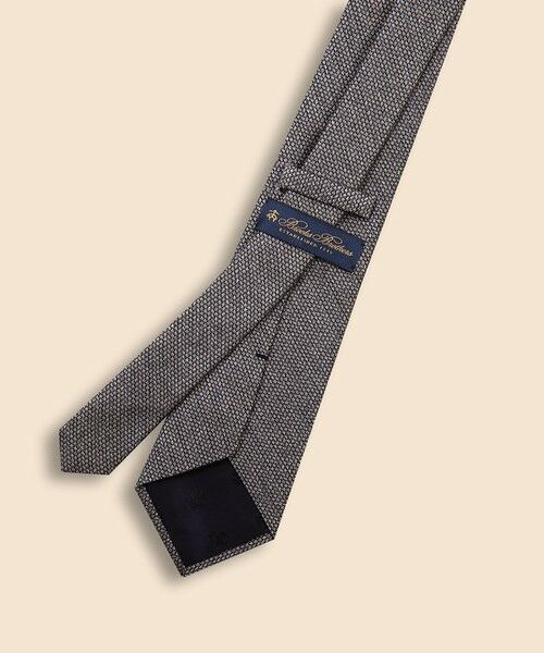 Brooks Brothers / ブルックス ブラザーズ ネクタイ | コットン／シルク／リネン　テキスチャー　ソリッドタイ | 詳細1