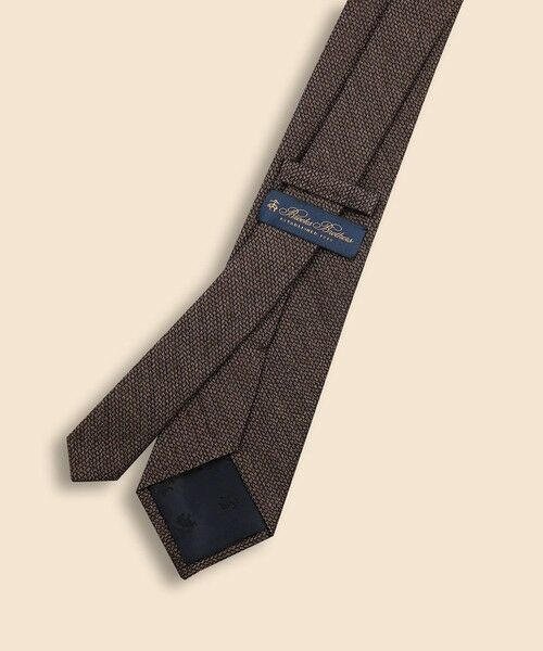 Brooks Brothers / ブルックス ブラザーズ ネクタイ | コットン／シルク／リネン　テキスチャー　ソリッドタイ | 詳細2