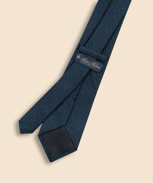 Brooks Brothers / ブルックス ブラザーズ ネクタイ | コットン／シルク／リネン　テキスチャー　ソリッドタイ | 詳細4
