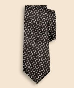 Brooks Brothers / ブルックス ブラザーズ ネクタイ | シルク　テキスチャード　フラワー　ジャカードタイ