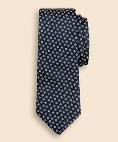 Brooks Brothers / ブルックス ブラザーズ ネクタイ | シルク　テキスチャード　フラワー　ジャカードタイ