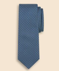 Brooks Brothers / ブルックス ブラザーズ ネクタイ | シルク　フラワー＆スクエアモチーフ　ジャカードタイ