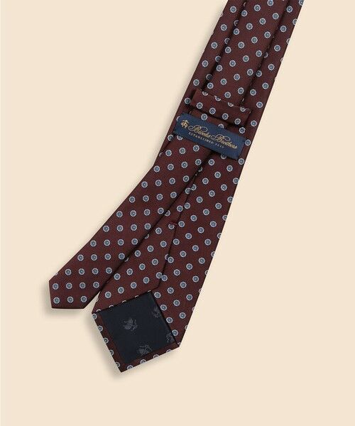 Brooks Brothers / ブルックス ブラザーズ ネクタイ | シルク　フラワーサークル　ジャカードタイ | 詳細2