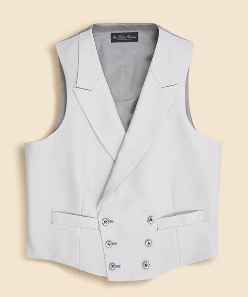 Brooks Brothers/ブルックス ブラザーズ ウール ミッドウェイト シングル フォーマルベスト シルバー 40inch Brooks Brothers/ブルックス ブラザーズ ウール ミッドウェイト シングル フォーマルベスト シルバー 40inch