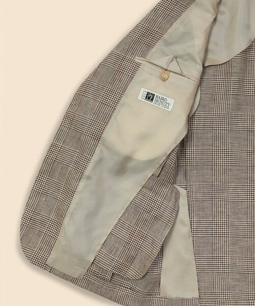 Brooks Brothers / ブルックス ブラザーズ テーラードジャケット | アイリッシュリネン グレンプラッド 2釦アンコンジャケット Classic | 詳細4