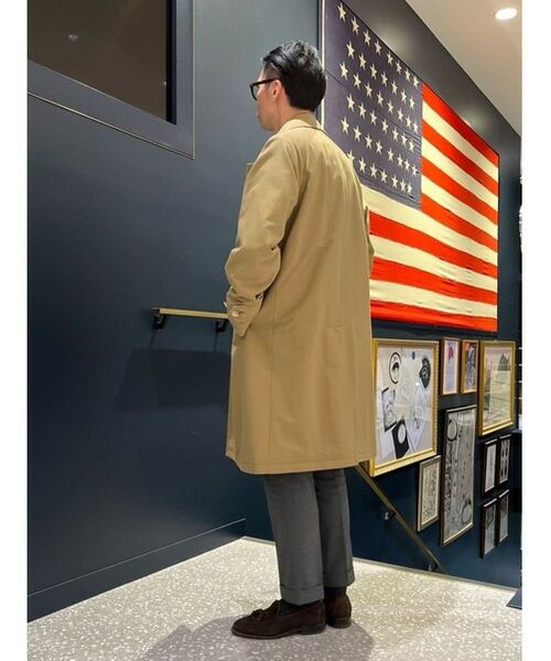 Brooks Brothers / ブルックス ブラザーズ ステンカラーコート | コットン/ウール ポプリン バルカラーコート | 詳細8