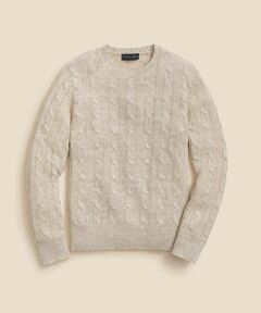 Brooks Brothers / ブルックス ブラザーズ ニット・セーター | リネン　ケーブル　クルーネックセーター