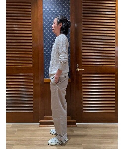 Brooks Brothers / ブルックス ブラザーズ ニット・セーター | リネン　ケーブル　クルーネックセーター | 詳細4