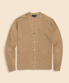 SHANTII カーディガン　ブラウン SHANTII カーディガン ブラウン 天竺編みニットカーディガン