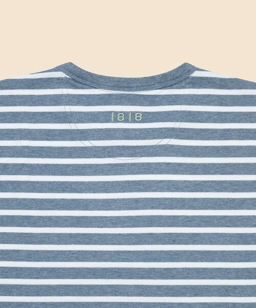 Brooks Brothers / ブルックス ブラザーズ カットソー | スウェードコットン　GFロゴ　マリナーストライプ　ロングスリーブTシャツ | 詳細6