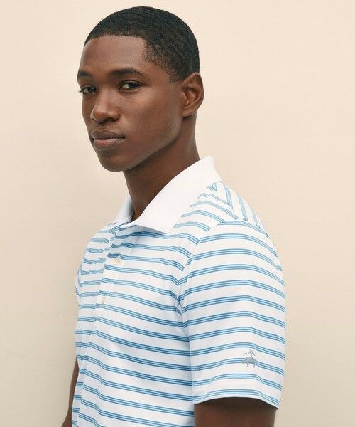 Brooks Brothers / ブルックス ブラザーズ ポロシャツ | Performance Series ストレッチジャージー BB#1 ストライプ ポロシャツ | 詳細3