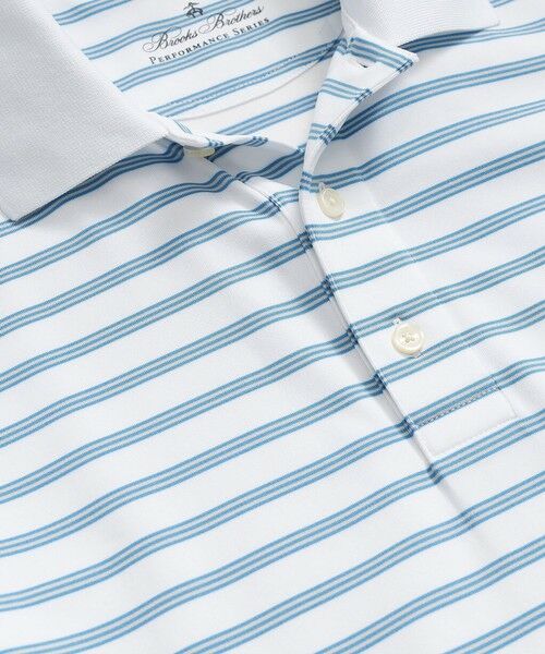 Brooks Brothers / ブルックス ブラザーズ ポロシャツ | Performance Series ストレッチジャージー BB#1 ストライプ ポロシャツ | 詳細5
