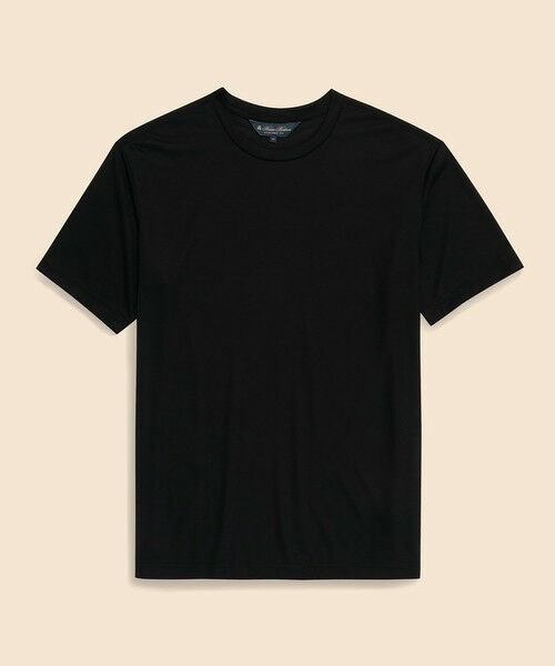 Brooks Brothers/ブルックス ブラザーズ ウール/ナイロン クルーネック Tシャツ ブラック S Brooks Brothers/ブルックス ブラザーズ ウール/ナイロン クルーネック Tシャツ ブラック S