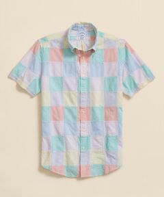 Brooks Brothers / ブルックス ブラザーズ シャツ・ブラウス | コットン　マドラスパッチワーク　キャンディストライプ　カジュアルシャツ　Regular Fit