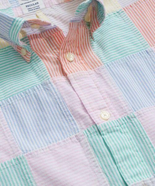 Brooks Brothers / ブルックス ブラザーズ シャツ・ブラウス | コットン　マドラスパッチワーク　キャンディストライプ　カジュアルシャツ　Regular Fit | 詳細1