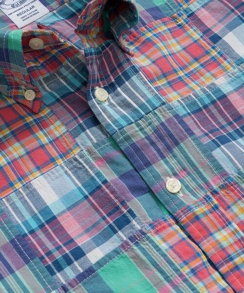 Brooks Brothers / ブルックス ブラザーズ シャツ・ブラウス | コットン　マドラスパッチワーク　ショートスリーブ　カジュアルシャツ　Regular Fit | 詳細1