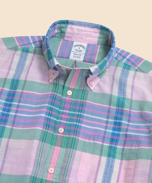 【新品】Brooks Brothers コットン/シルク マドラスチェックタイ コットン マドラスチェックタイ | Brooks Brothers/ブルックス