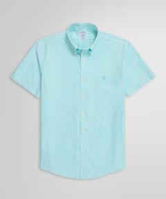 Brooks Brothers / ブルックス ブラザーズ シャツ・ブラウス | ノンアイロン　ストレッチオックスフォード　GFロゴ　ショートスリーブ　カジュアルシャツ　Regular Fit