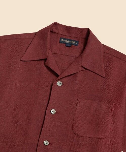 Brooks Brothers / ブルックス ブラザーズ シャツ・ブラウス | コットン バスケットウィーブ キャンプシャツ | 詳細2