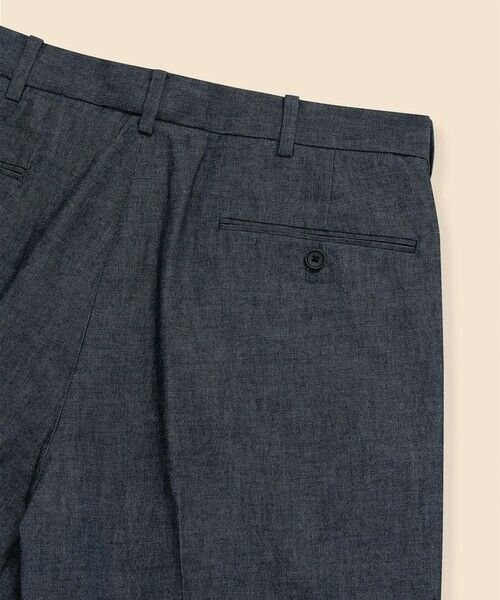 Brooks Brothers / ブルックス ブラザーズ その他パンツ | コットン シャンブレー プリーテッドパンツ PLT | 詳細1