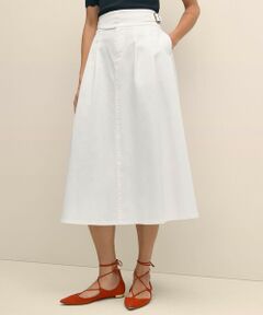 Brooks Brothers / ブルックス ブラザーズ ロング・マキシ丈スカート | ストレッチコットン　グルカ　Aラインロングスカート