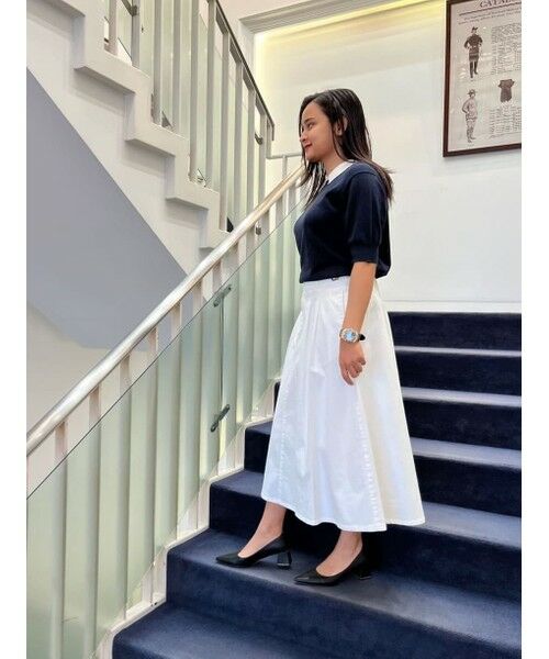 Brooks Brothers / ブルックス ブラザーズ ロング・マキシ丈スカート | ストレッチコットン グルカ Aラインロングスカート | 詳細7