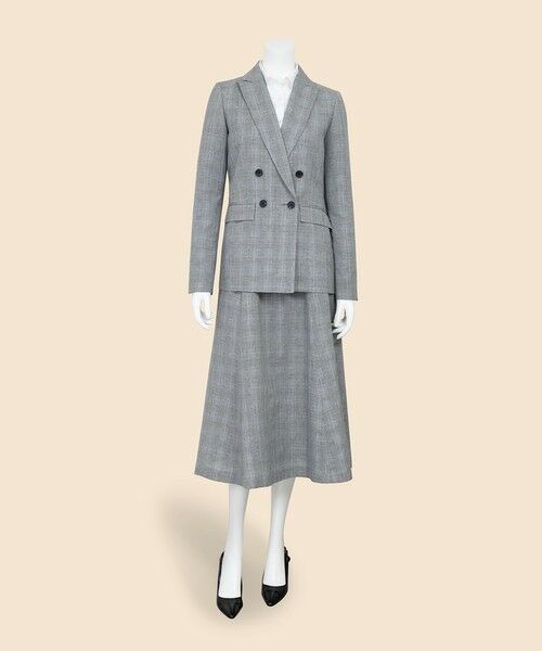 Brooks Brothers / ブルックス ブラザーズ テーラードジャケット | リネン／コットン　グレンチェック　ダブル４ボタン　ピークトラペルジャケット | 詳細7