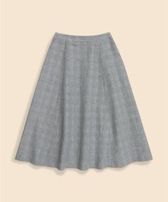 Brooks Brothers / ブルックス ブラザーズ ロング・マキシ丈スカート | リネン／コットン　グレンチェック　フレアスカート