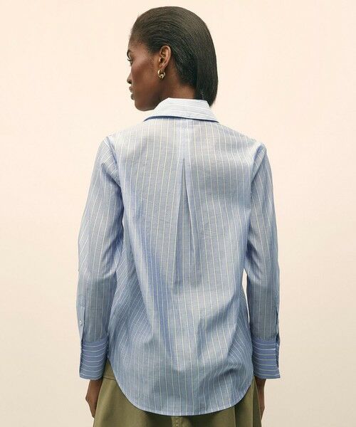 Brooks Brothers / ブルックス ブラザーズ シャツ・ブラウス | コットン/シルク リラックスフィット ストライプシャツ | 詳細2