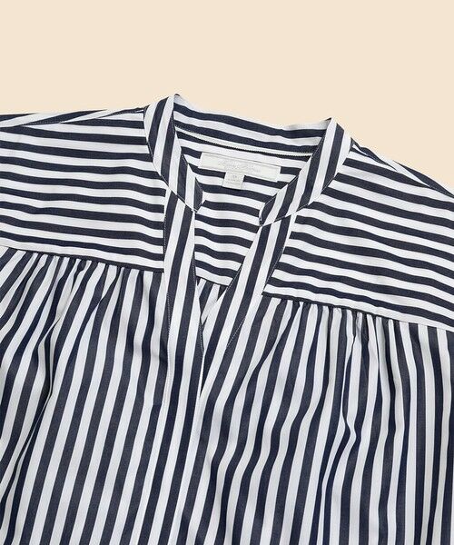 Brooks Brothers / ブルックス ブラザーズ シャツ・ブラウス | スーピマコットンポプリン ストライプ ショートスリーブシャツ | 詳細1