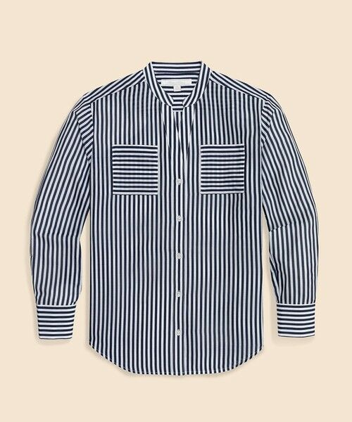 Brooks Brothers / ブルックス ブラザーズ シャツ・ブラウス | コットン／シルク　ダブルパッチポケット　ストライプシャツ | 詳細4