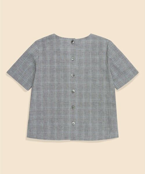 Brooks Brothers / ブルックス ブラザーズ シャツ・ブラウス | リネン／コットン　グレンチェック　バックボタン　プルオーバーブラウス | 詳細1