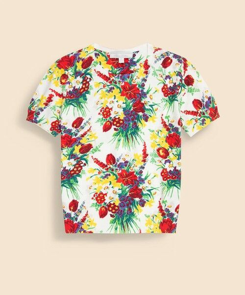 Brooks Brothers / ブルックス ブラザーズ ニット・セーター | コットン フラワープリント クルーネック ショートスリーブセーター | 詳細4