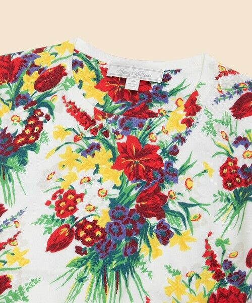 Brooks Brothers / ブルックス ブラザーズ ニット・セーター | コットン フラワープリント クルーネック ショートスリーブセーター | 詳細5