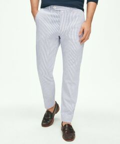 ビンテージ BROOKSBROTHERS タックパンツ シアサッカー USA製 ストレッチコットン シアサッカーストライプ 9inショーツ